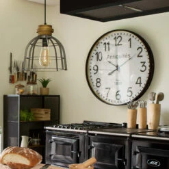 Horloge Bois Ceinture D92 Atmosphera -ATMOSPHERA Soldes Boutique horloge bois ceinture diam 92 cm atmosphera 2