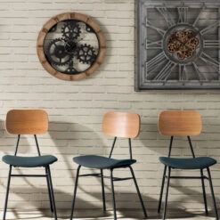 Horloge D58 Mécanisme Bois Et Métal Atmosphera -ATMOSPHERA Soldes Boutique horloge d58 mecanisme bois et metal atmosphera 1 3