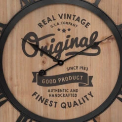 Horloge Métal Et Bois Pouli D58 Atmosphera -ATMOSPHERA Soldes Boutique horloge metal et bois pouli d58 atmosphera 3