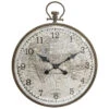 Horloge Métal Vitre Bombée D55 Cm Atmosphera