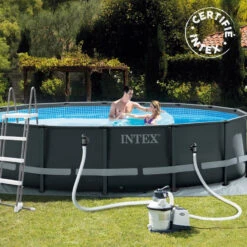 Kit Piscine Tubulaire Ultra XTR 4.88 X H1.22 Intex -ATMOSPHERA Soldes Boutique kit piscine tubulaire ultra frame 488xh122 intex 3