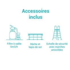 Kit Piscine Tubulaire Ultra XTR 5.49 X H1.32m Intex -ATMOSPHERA Soldes Boutique kit piscine tubulaire ultra frame 549xh132m intex 3