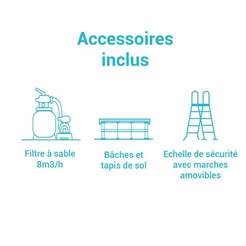 Kit Piscine Tubulaire Ultra Frame 7.32xH1.32 Intex 3 Kit Piscine Tubulaire Ultra Frame 7.32xH1.32 Intex – Image 3