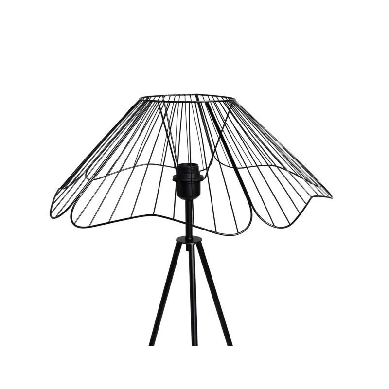 Lampadaire Filaire Métal Hibiscus Noir Ostaria 5 Lampadaire Filaire Métal Hibiscus Noir Ostaria – Image 5