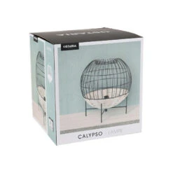 Lampe à Poser Calypso Boule Rotin Et Métal Ostaria -ATMOSPHERA Soldes Boutique lampe a poser calypso boule rotin et metal ostaria 3