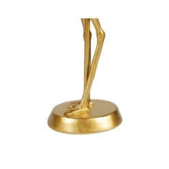 Lampe En Résine Dorée Domingo Flamant Rose Ostaria -ATMOSPHERA Soldes Boutique lampe en resine doree domingo flamant rose ostaria 1