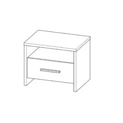 Demeyere Chevet Kansas 1 Tiroir 1 Niche -ATMOSPHERA Soldes Boutique lit colorado 2 personnes 160x200 cm 5