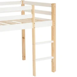 Lit Combi Bureau Enfant Pin Blanc Atmosphera -ATMOSPHERA Soldes Boutique lit combi bureau enfant pin blanc atmosphera 3