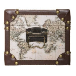 Malles Mappemonde - Lot De 4 - Atmosphera -ATMOSPHERA Soldes Boutique malles mappemonde lot de 4 atmosphera 2