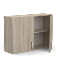 Demeyere Meuble De Cuisine Haut 2 Portes 100 Cm Paprika -ATMOSPHERA Soldes Boutique meuble de cuisine haut 2 portes 100 cm paprika 1 3