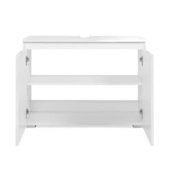 Meuble Sous Vasque 2 Portes Capetown Blanc -ATMOSPHERA Soldes Boutique meuble sous vasque 2 portes capetown blanc 2