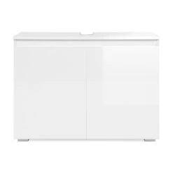 Meuble Sous Vasque 2 Portes Capetown Blanc -ATMOSPHERA Soldes Boutique meuble sous vasque 2 portes capetown blanc 4