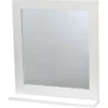 Miroir Avec Tablette Blanc Miami