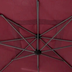 Parasol Décentré Carré Manoa Bordeaux Hespéride -ATMOSPHERA Soldes Boutique parasol decentre carre manoa bordeaux hesperide 2