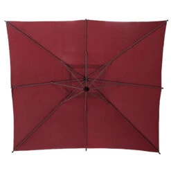 Parasol Décentré Carré Manoa Bordeaux Hespéride -ATMOSPHERA Soldes Boutique parasol decentre carre manoa bordeaux hesperide 4
