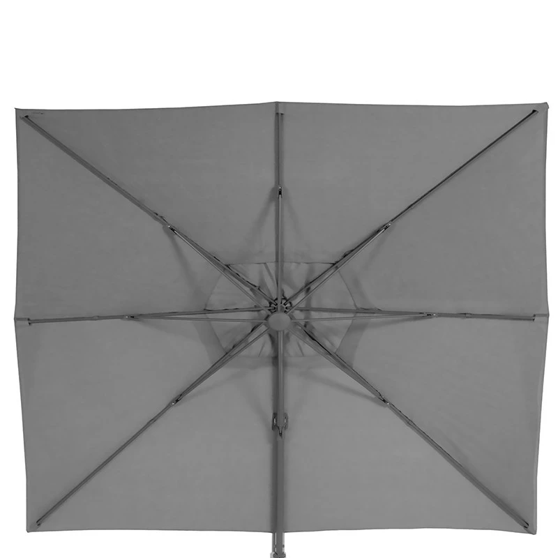 Parasol Décentré Eléa Inclinable Rectangulaire Ardoise Hespéride 3 Parasol Décentré Eléa Inclinable Rectangulaire Ardoise Hespéride – Image 3