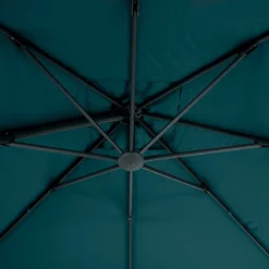 Parasol Décentré Eléa Inclinable Hexagonal Bleu Canard Hespéride -ATMOSPHERA Soldes Boutique parasol decentre elea inclinable hexagonal bleu canard hesperide 3