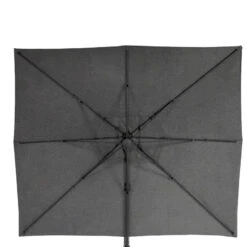 Parasol Décentré Eléa Rectangulaire Toile Sunbrella® Anthracite Hespéride -ATMOSPHERA Soldes Boutique parasol decentre elea rectangulaire sunbrella anthracite hesperide 4