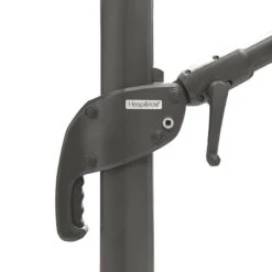 Parasol Décentré Eléa Inclinable Carré Oléfine Anthracite Hespéride -ATMOSPHERA Soldes Boutique parasol decentre inclinable carre olefine anthracite hesperide 1 4