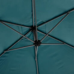 Parasol Décentré Rond Manoa Bleu Canard Hespéride -ATMOSPHERA Soldes Boutique parasol decentre rond manoa bleu canard hesperide 2