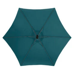 Parasol Décentré Rond Manoa Bleu Canard Hespéride -ATMOSPHERA Soldes Boutique parasol decentre rond manoa bleu canard hesperide 4