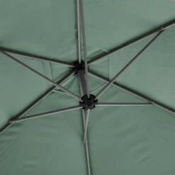 Parasol Décentré Rond Manoa Vert Olive Hespéride -ATMOSPHERA Soldes Boutique parasol decentre rond manoa vert olive hesperide 4
