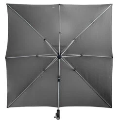 Parasol Déporté Carré Equador Ardoise Hespéride -ATMOSPHERA Soldes Boutique parasol deporte carre equador ardoise hesperide 1 3