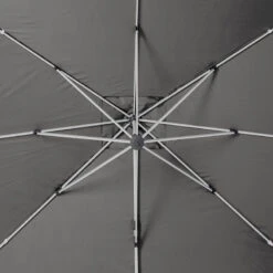 Parasol Déporté Carré Equador Ardoise Hespéride -ATMOSPHERA Soldes Boutique parasol deporte carre equador ardoise hesperide 1 4