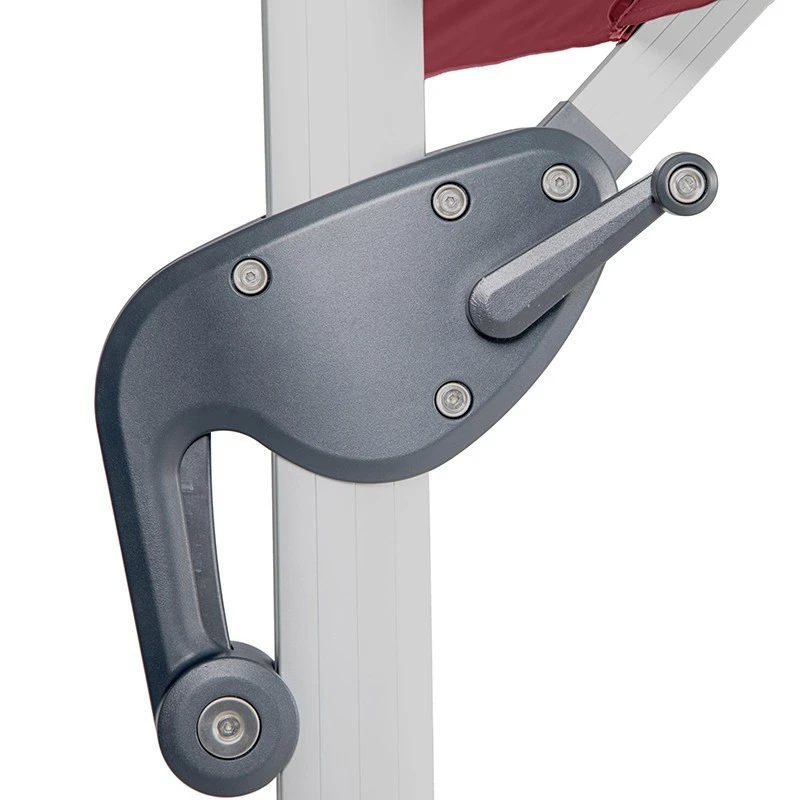 Parasol Déporté Carré Equador Bordeaux Hespéride 6 Parasol Déporté Carré Equador Bordeaux Hespéride – Image 6