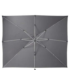 Parasol Déporté Rectangulaire Equador Ardoise Hespéride -ATMOSPHERA Soldes Boutique parasol deporte rectangulaire equador ardoise hesperide 1 3