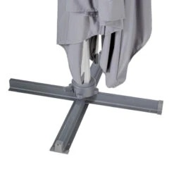 Parasol Déporté Rectangulaire Equador Ardoise Hespéride -ATMOSPHERA Soldes Boutique parasol deporte rectangulaire equador ardoise hesperide 1 5