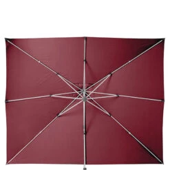Parasol Déporté Rectangulaire Equador Bordeaux Hespéride -ATMOSPHERA Soldes Boutique parasol deporte rectangulaire equador bordeaux hesperide 4
