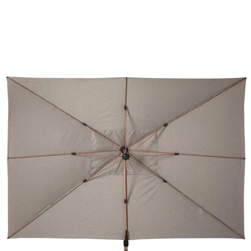 Parasol Déporté Rectangulaire Soly Honey Et Noisette Hespéride 3 Parasol Déporté Rectangulaire Soly Honey Et Noisette Hespéride – Image 3