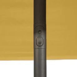 Parasol Droit Carré 2,5x2,5m Soya Jaune Moutarde Hespéride -ATMOSPHERA Soldes Boutique parasol droit carre 25x25m soya jaune moutarde hesperide 4