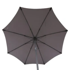 Parasol Droit Rond 2,7m Sisko Ardoise Hespéride -ATMOSPHERA Soldes Boutique parasol droit rond 27m sisko ardoise hesperide 1 4