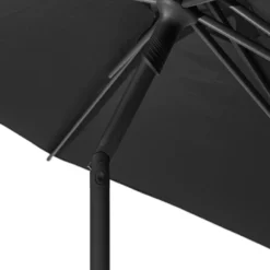 Parasol Droit Rond 2,7m Soya Ardoise Hespéride -ATMOSPHERA Soldes Boutique parasol droit rond 27m soya ardoise hesperide 1 2