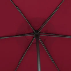 Parasol Droit Rond 2,7m Soya Bordeaux Hespéride -ATMOSPHERA Soldes Boutique parasol droit rond 27m soya bordeaux hesperide 3