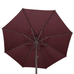 Parasol Mat Central Rond 3m Loompa Bordeaux Hespéride -ATMOSPHERA Soldes Boutique parasol mat central rond 3m loompa bordeaux hesperide 3