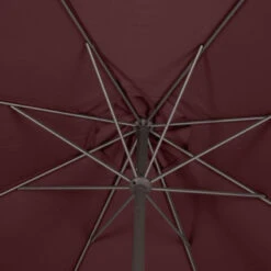 Parasol Mat Central Rond 3m Loompa Bordeaux Hespéride -ATMOSPHERA Soldes Boutique parasol mat central rond 3m loompa bordeaux hesperide 4