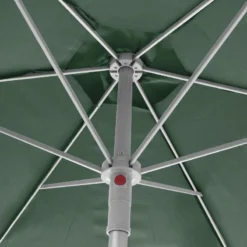 Parasol Rond 2,3m Anzio Vert Olive Hespéride -ATMOSPHERA Soldes Boutique parasol rond anzio vert olive hesperide 1 3