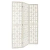 Paravent Bois Nomade Blanc Atmosphera