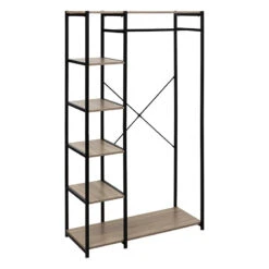 Penderie 5 étagères Métal Et Bois 5Five