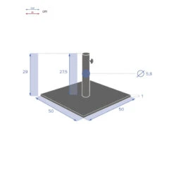 Pied De Parasol Plaque 20 Kg Anthracite Hespéride 9 Pied De Parasol Plaque 20 Kg Anthracite Hespéride -ATMOSPHERA Soldes Boutique pied de parasol plaque 20 kg anthracite hesperide 4