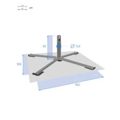Pied De Parasol Pliant Grand Modèle Anthracite Hespéride 9 Pied De Parasol Pliant Grand Modèle Anthracite Hespéride -ATMOSPHERA Soldes Boutique pied de parasol pliant grand modele anthracite hesperide 4