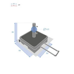 Pied De Parasol Valise à Roulettes Lostano 40kg Hespéride 11 Pied De Parasol Valise à Roulettes Lostano 40kg Hespéride -ATMOSPHERA Soldes Boutique pied de parasol valise roulettes lostano 40kg hesperide 5