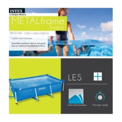 Piscine Tubulaire Rectangle 2,60 X 1,60 X 0,65 M Intex -ATMOSPHERA Soldes Boutique piscine tubulaire rectangle 260 x 160 x 065 m intex 2