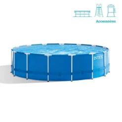 Piscine Tubulaire Ronde Intex 4,57 X 1,22 M Avec Accessoires Intex 5 Piscine Tubulaire Ronde Intex 4,57 X 1,22 M Avec Accessoires Intex -ATMOSPHERA Soldes Boutique piscine tubulaire ronde intex 457 x 122 m avec accessoires intex 2