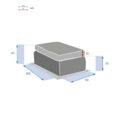 Pouf Extérieur Moorea Hespéride Terre Ombre -ATMOSPHERA Soldes Boutique pouf exterieur moorea hesperide terre ombre 5