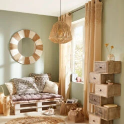 Rideau Macramé 140x260 Rituality Atmosphera -ATMOSPHERA Soldes Boutique rideau macrame 140x260 rituality atmosphera 2