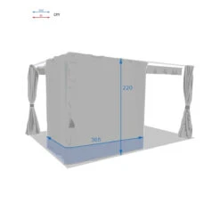 Rideaux Ardoises Pour Tonnelle Rectangulaire Palmeira Hespéride 7 Rideaux Ardoises Pour Tonnelle Rectangulaire Palmeira Hespéride -ATMOSPHERA Soldes Boutique rideaux ardoises pour tonnelle rectangulaire palmeira hesperide 3